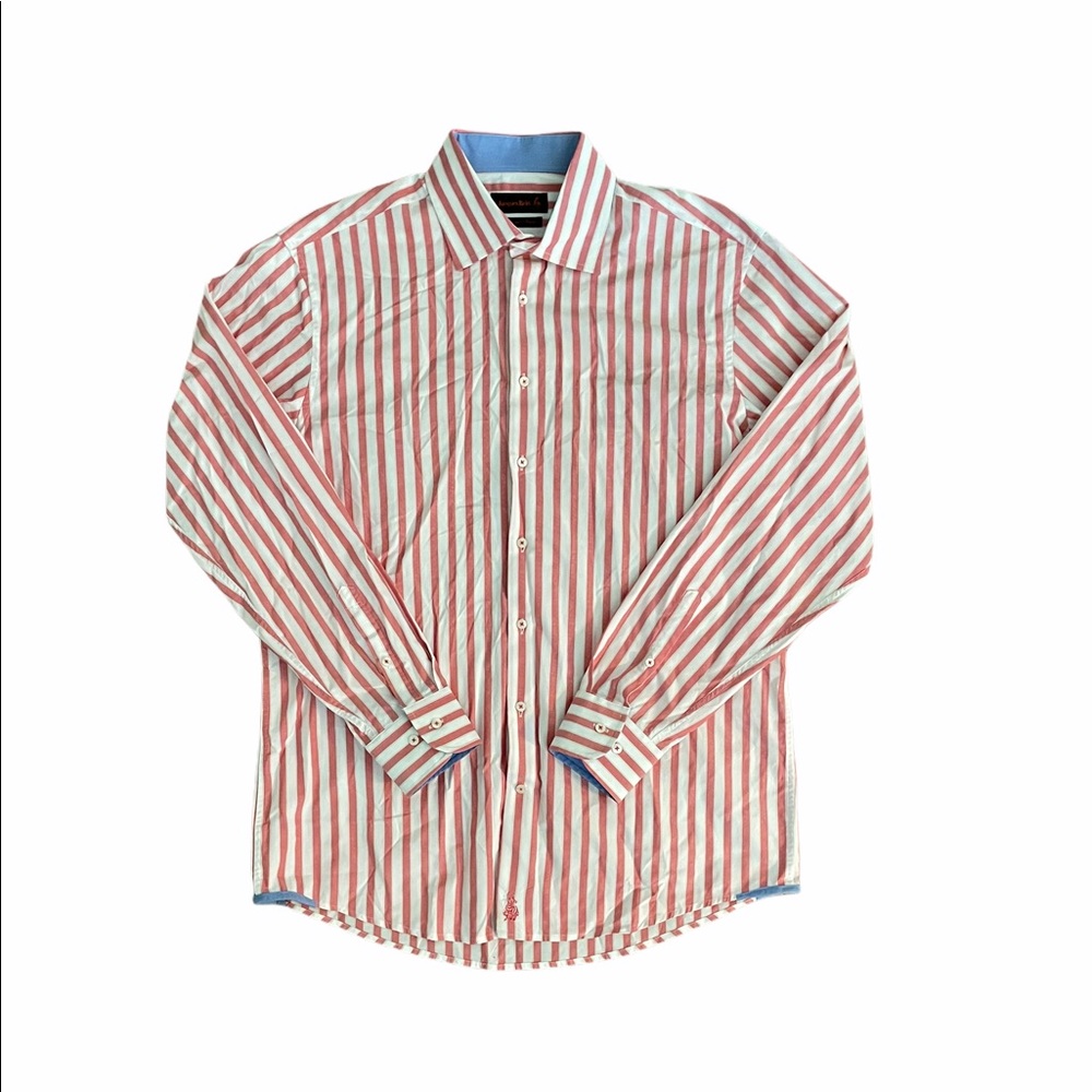 Jacques Britt Striped Dress Shirt